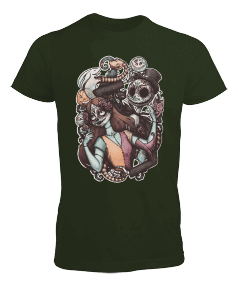 Jack Skellington Calavera The Nightmare Before Christmas Erkek Tişört - Tisho