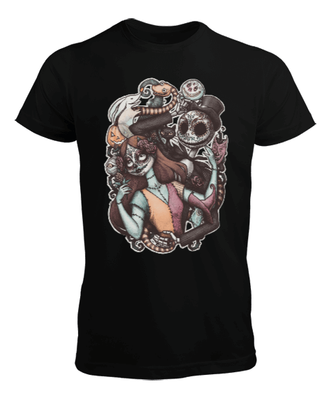 Jack Skellington Calavera The Nightmare Before Christmas Erkek Tişört - Tisho