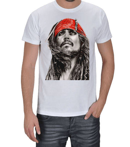 Tisho - jack sparrow Erkek Tişört