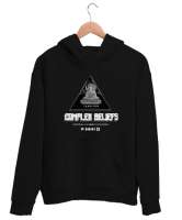JANOVERIN GİZEMLİ ÇALGICILARI Siyah Unisex Kapşonlu Sweatshirt - Tisho