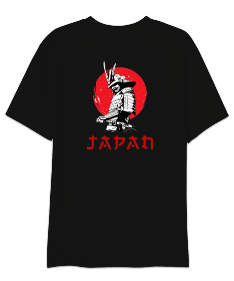 Japan samurai Oversize Unisex Tişört