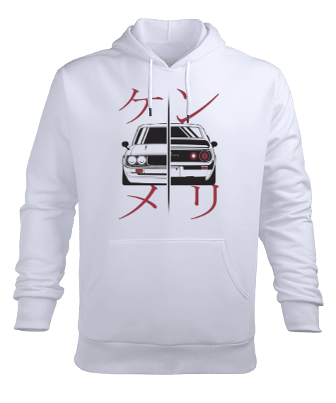 Tisho - Japon araba Erkek Kapüşonlu Hoodie Sweatshirt