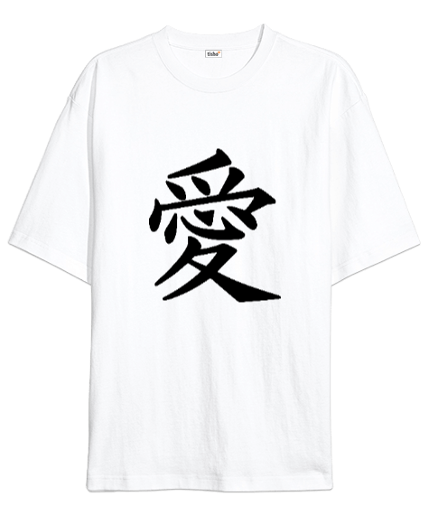 Tisho - Japon desenli kıyafet Oversize Unisex Tişört