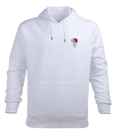 Japon ejderhalı beyaz hoodie Erkek Kapüşonlu Hoodie Sweatshirt - Tisho