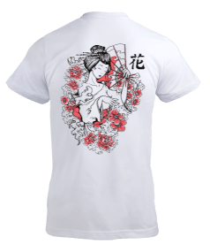 Japon kadın tasarımlı t-shirt Erkek Tişört - Thumbnail