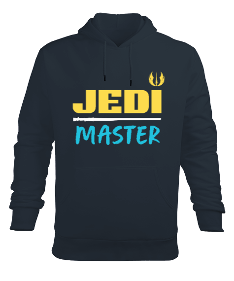 Tisho - Jedi Master Füme Erkek Kapüşonlu Hoodie Sweatshirt