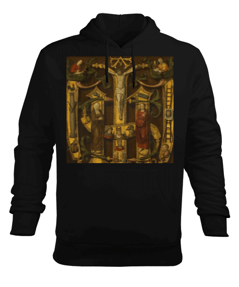 Tisho - jesus christ hoodie Erkek Kapüşonlu Hoodie Sweatshirt