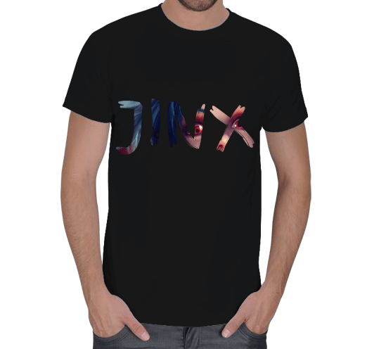 Tisho - JINX T-Shirt Siyah Erkek Tişört