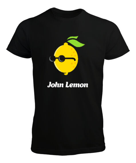 Tisho - John Lemon V1 Siyah Erkek Tişört