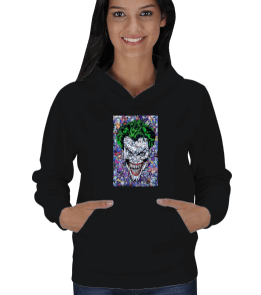 Tisho - Joker Tasarımlı Kadın Kapşonlu