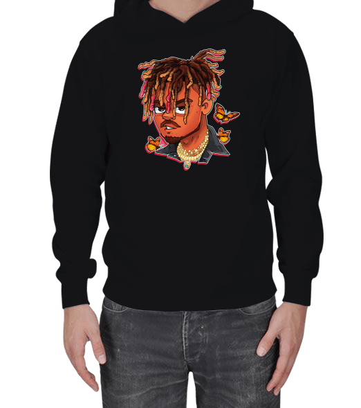 Tisho - Juice Wrld Erkek Kapşonlu