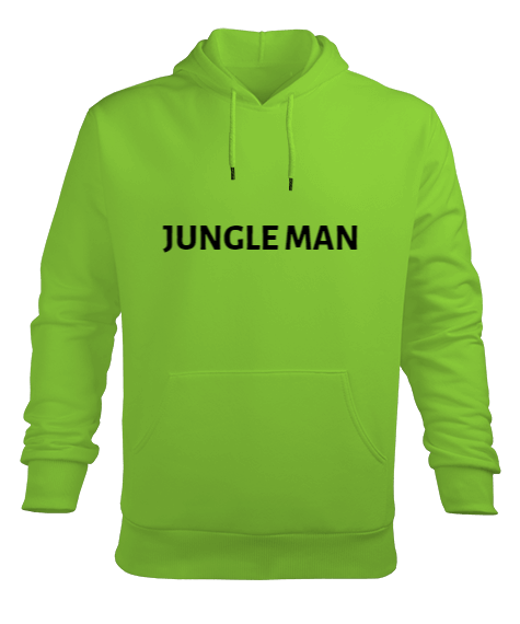 Jungle Man Erkek Kapüşonlu Hoodie Sweatshirt