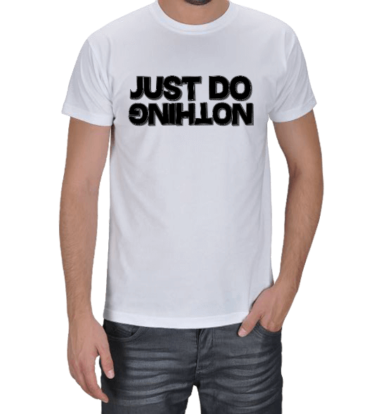 Tisho - Just Do Nothing Erkek Tişört