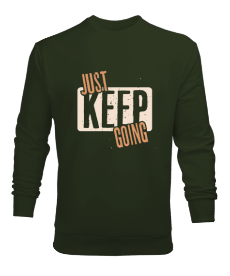 Tisho - Just Keep Going Erkek Sweatshirt