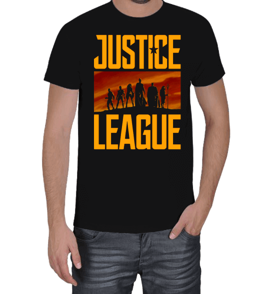 Tisho - JUSTICE LEAGUE Erkek Tişört