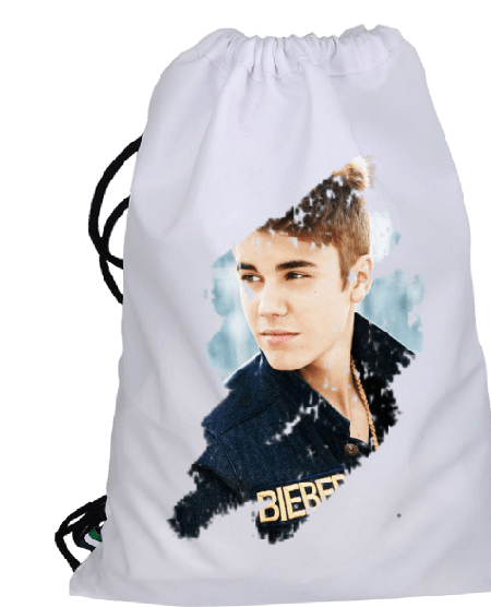 Tisho - Justin Bieber Çanta Büzgülü spor çanta
