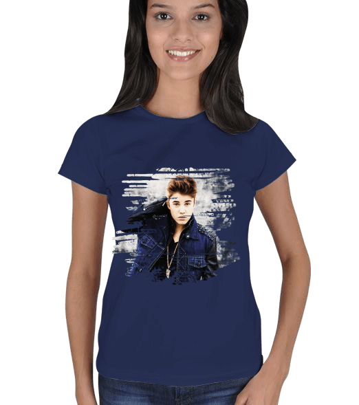 Tisho - Justin Bieber Kadın Kadın Tişört