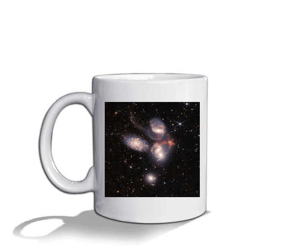 JWST İlk Galaksi Fotoğrafı Beyaz Kupa Bardak