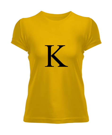 Tisho - K harfli Kadın Tişört
