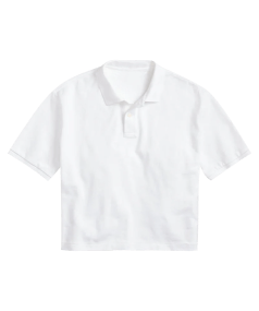 Tisho - Kadın Crop Polo Yaka Tişört