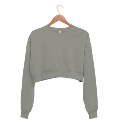 Kadın Crop Sweatshirt - Thumbnail