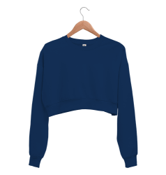 Kadın Crop Sweatshirt - Thumbnail