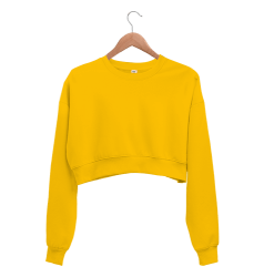 Kadın Crop Sweatshirt - Thumbnail