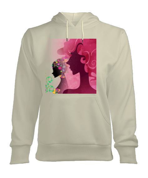 Tisho - kadın kadının ilhamıdır Kadın Kapşonlu Hoodie Sweatshirt