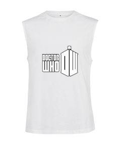 Tisho - Kadın Kesik Kol Doctor Who Yazılı Tshirt Kadın Tişört Kesik Kol Unisex Tişört