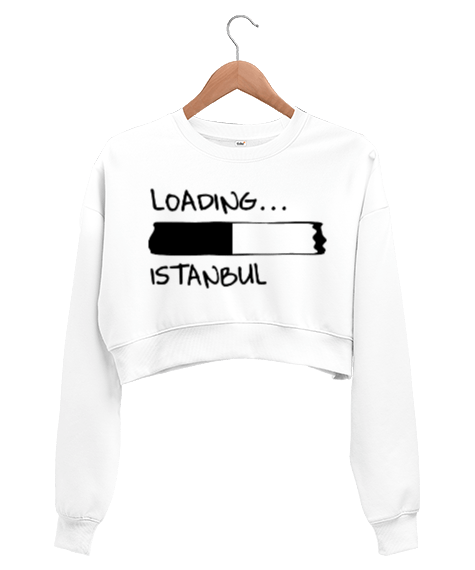Tisho - Kadın loading İstanbul Kadın Crop Sweatshirt
