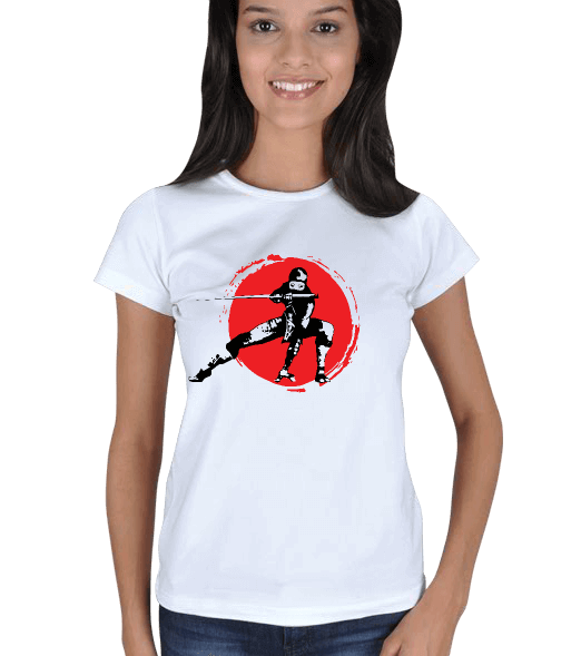 Tisho - kadın ninja Kadın Tişört