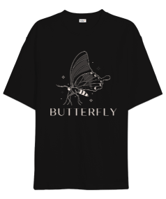 KADIN OVIRSIZE BUTTERFLY Oversize Unisex Tişört - Tisho