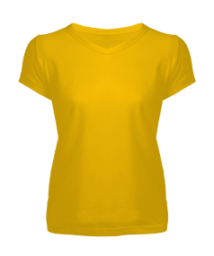 Kadın V Yaka Tişört