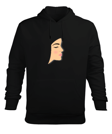 Tisho - Kadın yüzü Erkek Kapüşonlu Hoodie Sweatshirt