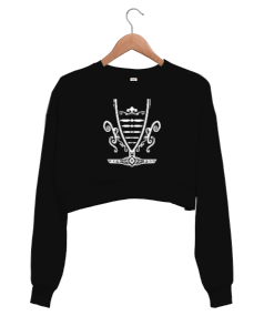 Kafkas elbisesi. Kadın Crop Sweatshirt - Tisho