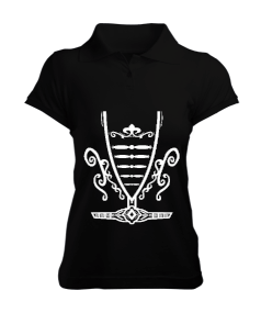 Kafkas elbisesi. Kadın Polo Yaka Tişört - Tisho