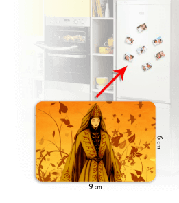 Kafkas Magnet Kişiye Özel Buzdolabı Magneti - Tisho