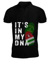 Kafkas,abhazya,Çerkes,abhazya Bayrağı,adiga logosu. Siyah Erkek Kısa Kol Polo Yaka - Tisho