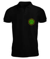 Kafkas,Çerkes,Kafkas,Çerkes Bayrağı, adiga logosu. Siyah Erkek Kısa Kol Polo Yaka - Tisho