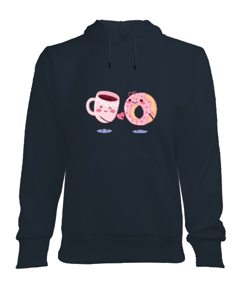 Tisho - Kahve- Donut Hoodie Kadın Kapşonlu Hoodie Sweatshirt