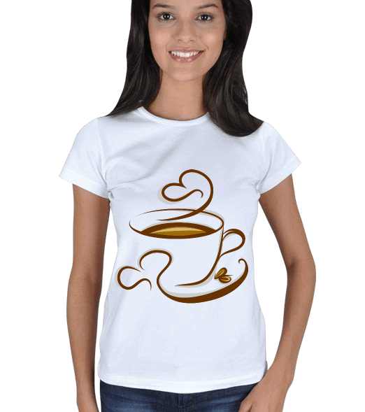 Tisho - Kahve Kadın Tişört