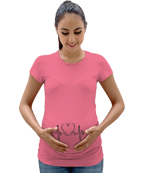 Tisho - Kalbim Kadın Hamile Tişört