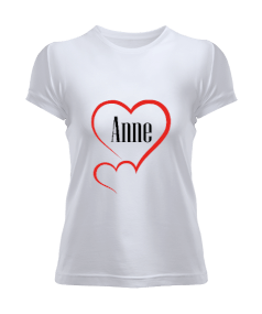 kalp baskılı tişört Kadın Tişört - Tisho