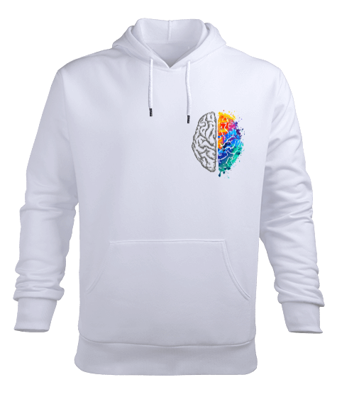 Tisho - Kalp Erkek Kapüşonlu Hoodie Sweatshirt