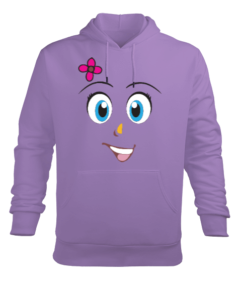 Kalp Erkek Kapüşonlu Hoodie Sweatshirt - Tisho