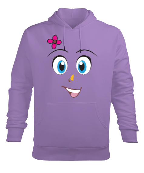 Tisho - Kalp Erkek Kapüşonlu Hoodie Sweatshirt