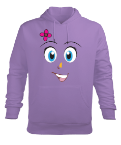 Kalp Erkek Kapüşonlu Hoodie Sweatshirt - Tisho