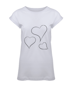 Kalp Figürlü Kadın Tunik - Tisho