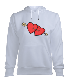 kalp kadın kapşonlu hoodie sweatshirt Kadın Kapşonlu Hoodie Sweatshirt - Tisho