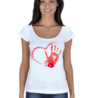 kalp koleksiyonu 001 Kadın Açık Yaka - Tisho